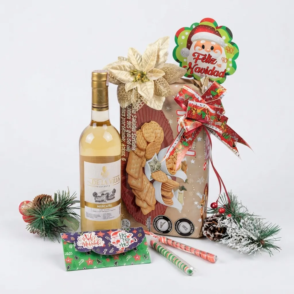 anchetas-navidenas-economicas-pesebre-navideño-de-$52.000-con-pesebre-armable-para-novena-de-empresa